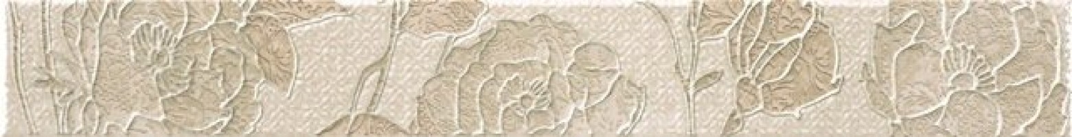 Aura Cenefa Fleurs Beige 7.5х59.34 глянцевая Rocersa Aura Cenefa Fleurs Beige 7.5х59.34 глянцевая Rocersa