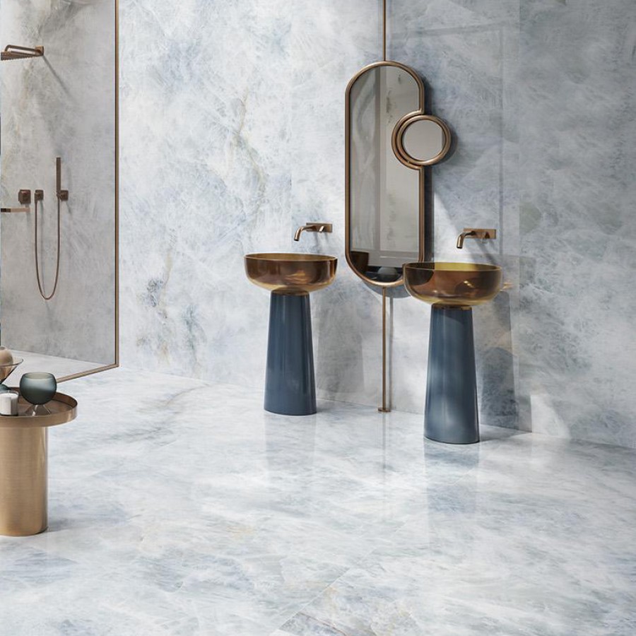 Керамогранит 120x60 Crystal Azure Full Lappato Rett Tele Di Marmo Precious глянцевая белый мрамор 9.5мм Emil Ceramica Керамогранит 120x60 Crystal Azure Full Lappato Rett Tele Di Marmo Precious глянцевая белый мрамор 9.5мм Emil Ceramica