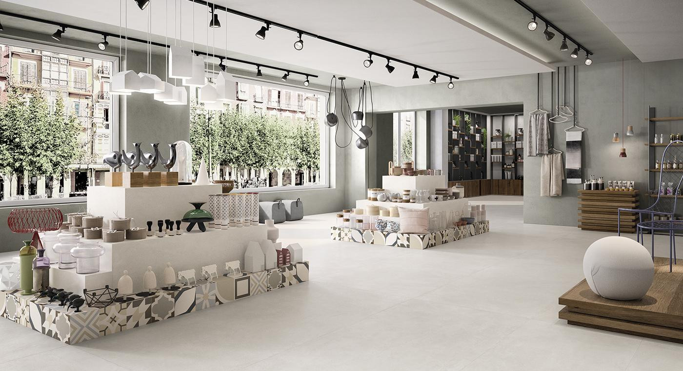 Керамогранит 80x40 Ivory Nat Be-Square матовая, неполированная бежевый бетон 9.5мм Emil Ceramica Керамогранит 80x40 Ivory Nat Be-Square матовая, неполированная бежевый бетон 9.5мм Emil Ceramica