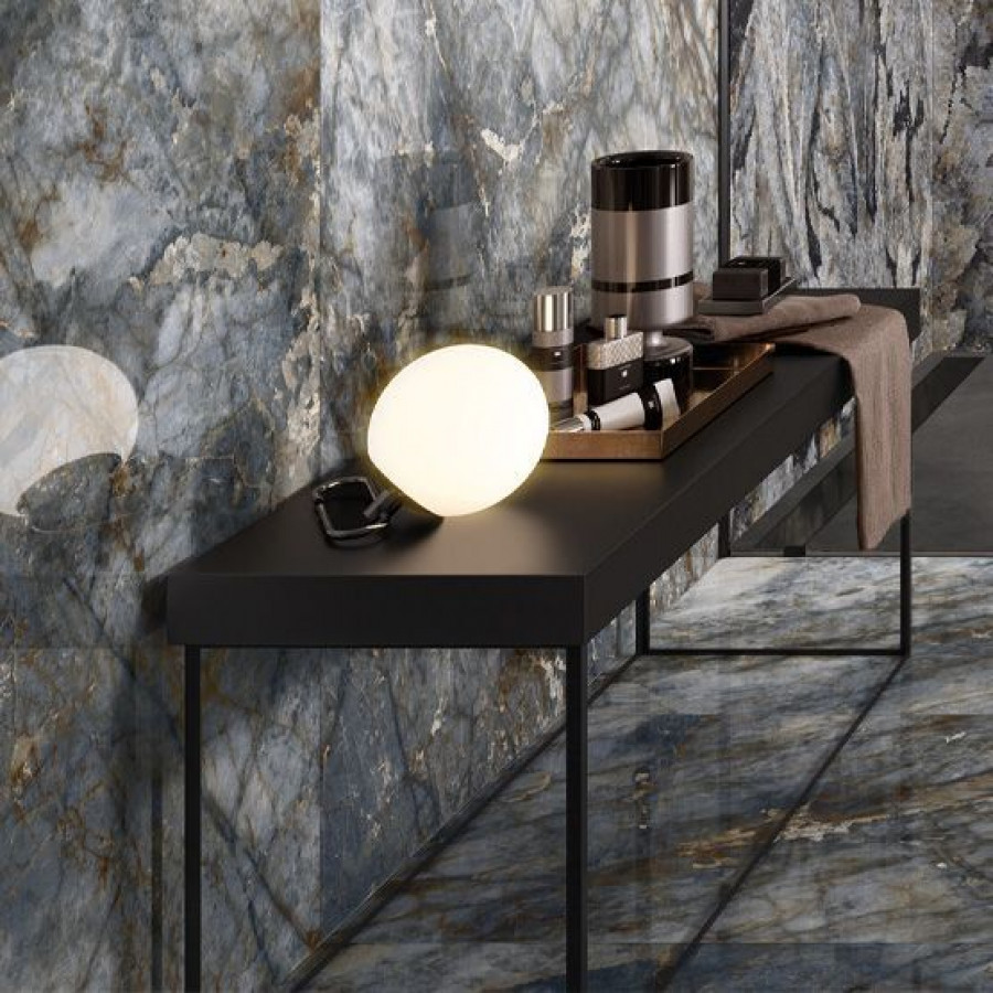 Керамогранит 120x60 Blu Ande Tele Di Marmo Revolution лаппатированная голубой мрамор 9.5мм Emil Ceramica Керамогранит 120x60 Blu Ande Tele Di Marmo Revolution лаппатированная голубой мрамор 9.5мм Emil Ceramica