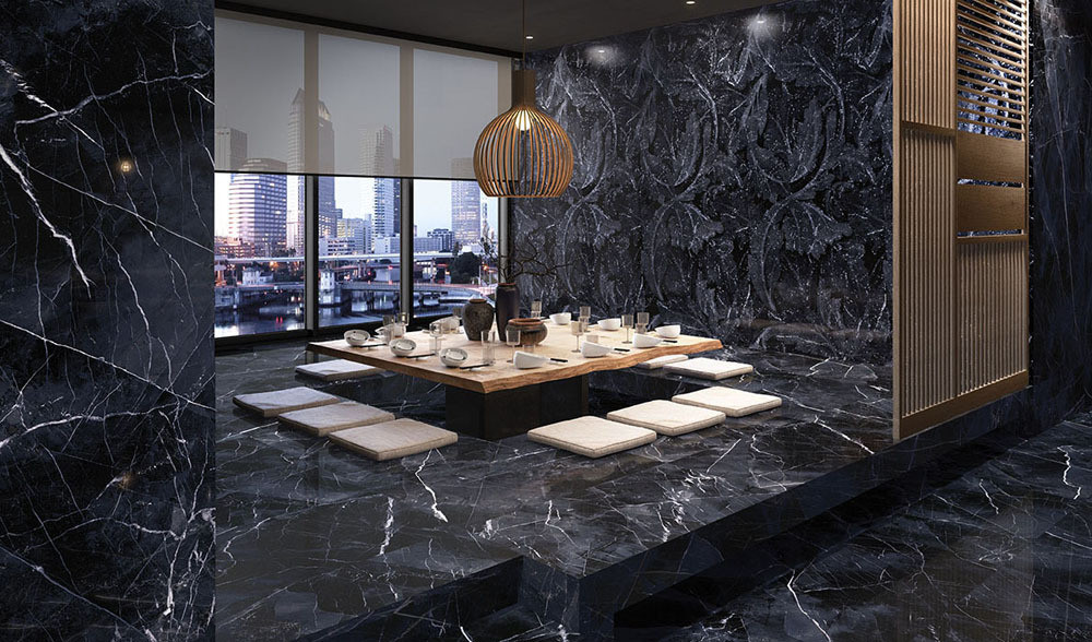 Керамогранит 120x60 Calacatta Black Lappato Tele Di Marmo Revolution лаппатированная черный мрамор 9.5мм Emil Ceramica Керамогранит 120x60 Calacatta Black Lappato Tele Di Marmo Revolution лаппатированная черный мрамор 9.5мм Emil Ceramica