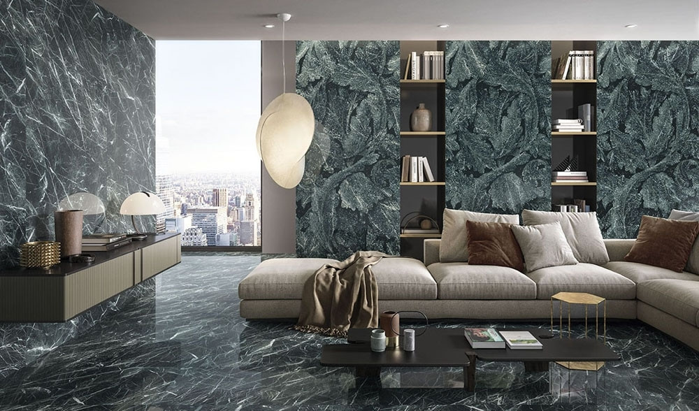 Керамогранит 280x120 Verde Saint Denis Lappato Tele Di Marmo Revolution лаппатированная зеленый мрамор 6.5мм Emil Ceramica Керамогранит 280x120 Verde Saint Denis Lappato Tele Di Marmo Revolution лаппатированная зеленый мрамор 6.5мм Emil Ceramica