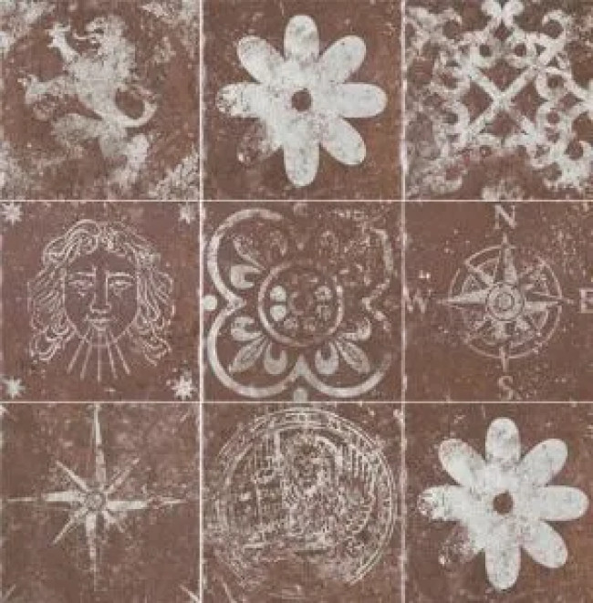 Керамогранит Molo Mix Rosso 20x20 Cir Керамогранит Molo Mix Rosso 20x20 Cir