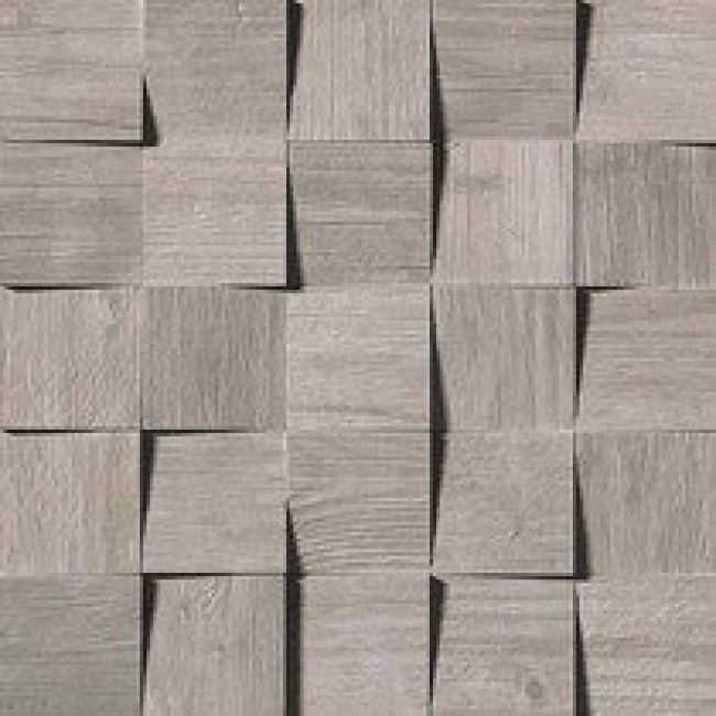 Плитка 35x35 Axi Silver Fir Mosaico 3D Amv1 серый дерево 10мм Atlas Concorde Плитка 35x35 Axi Silver Fir Mosaico 3D Amv1 серый дерево 10мм Atlas Concorde