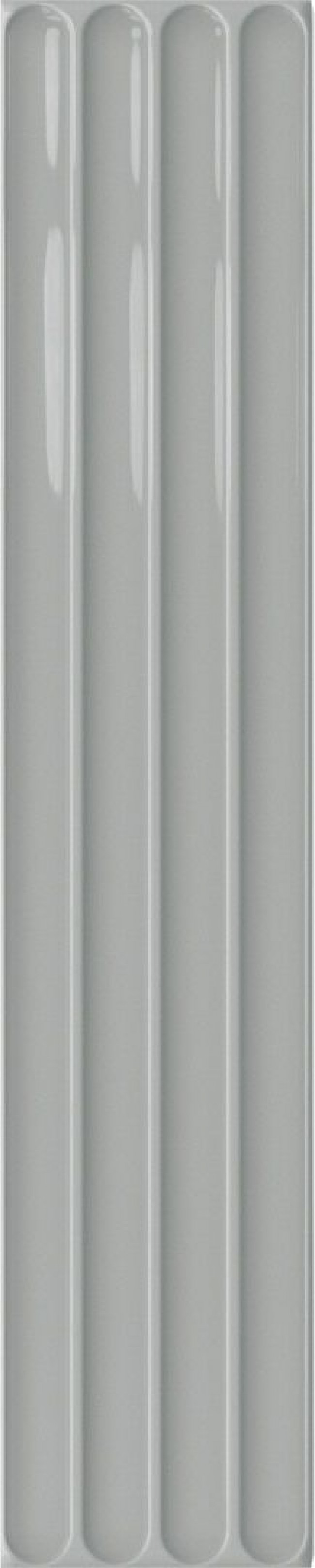 Плитка настенная Plinto In Grey Gloss 10.7x54.2 DNA Tiles Плитка настенная Plinto In Grey Gloss 10.7x54.2 DNA Tiles