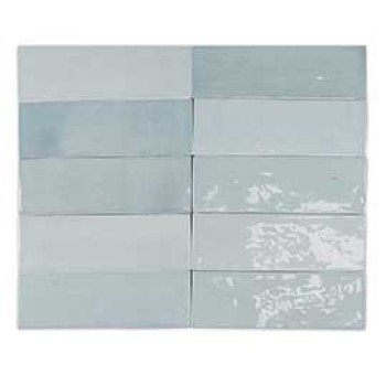 Плитка 16x5 8мм Safi Aqua 122100 глянцевая голубой DNA Tiles Плитка 16x5 8мм Safi Aqua 122100 глянцевая голубой DNA Tiles