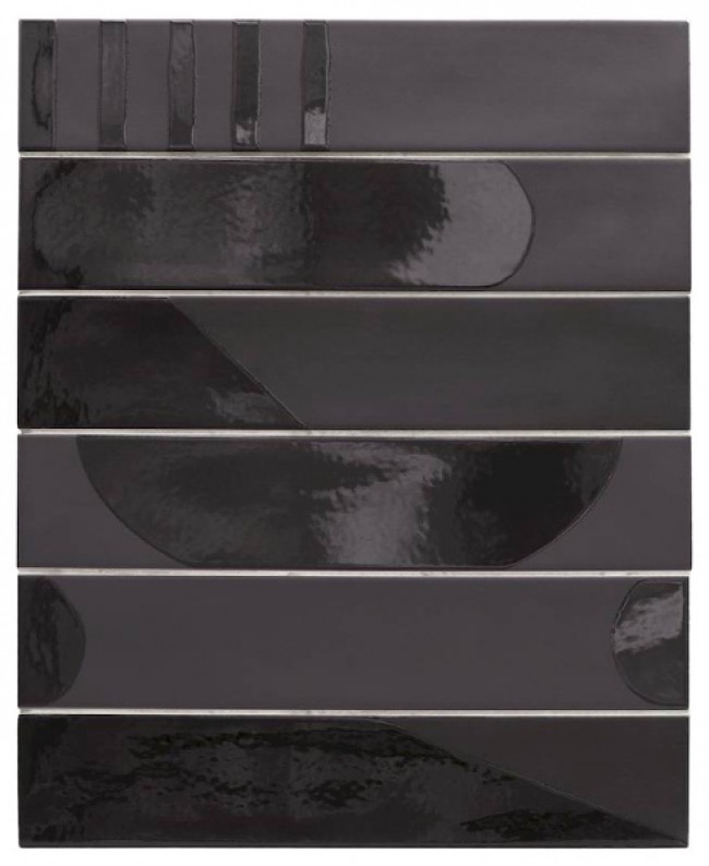 Керамогранит 30x6 Equipe 30174 Wadi Decor Noir черный матовая Керамогранит 30x6 Equipe 30174 Wadi Decor Noir черный матовая