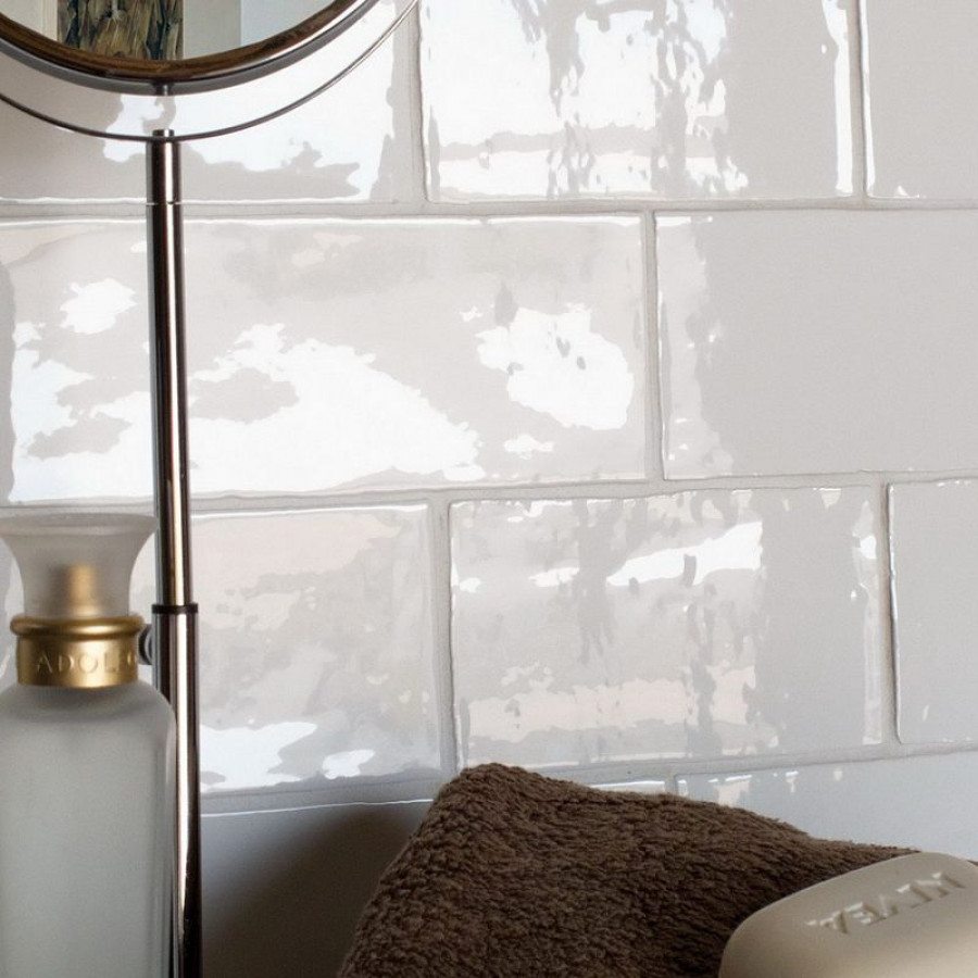 Плитка 30x10 Blanco Luc Masia глянцевая белый однотонный Equipe Плитка 30x10 Blanco Luc Masia глянцевая белый однотонный Equipe