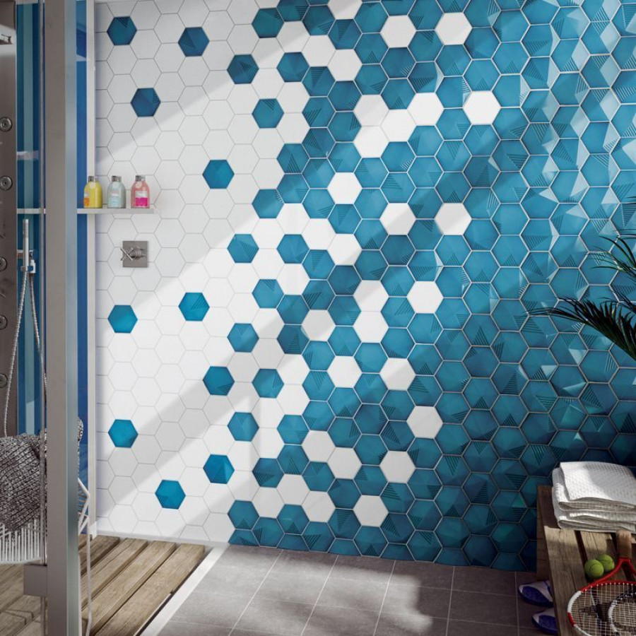 Плитка 15x10 Electric Blu Magical 3 Umbrella глянцевая синий рельеф Equipe Плитка 15x10 Electric Blu Magical 3 Umbrella глянцевая синий рельеф Equipe