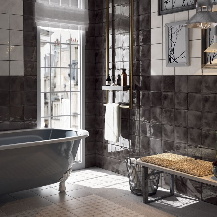 Бордюр 20x1 Jolly Black Splendours глянцевая моноколор текстурный Equipe Бордюр 20x1 Jolly Black Splendours глянцевая моноколор текстурный Equipe