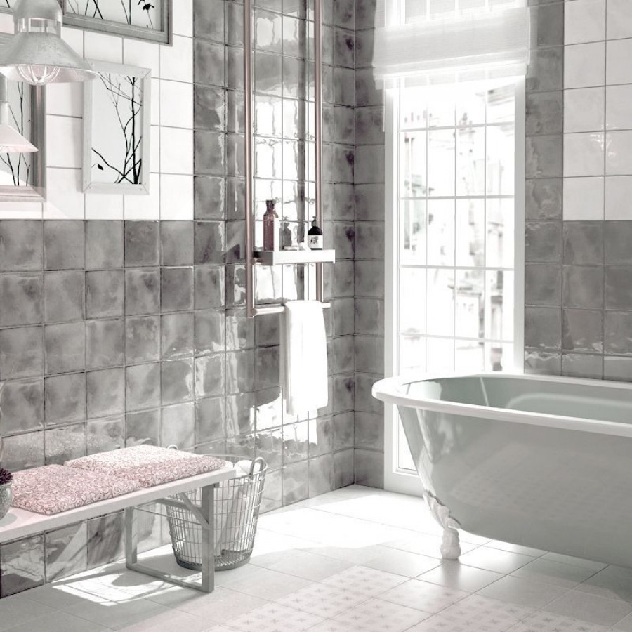 Бордюр 20x1 Jolly Grey Splendours глянцевая моноколор текстурный Equipe Бордюр 20x1 Jolly Grey Splendours глянцевая моноколор текстурный Equipe