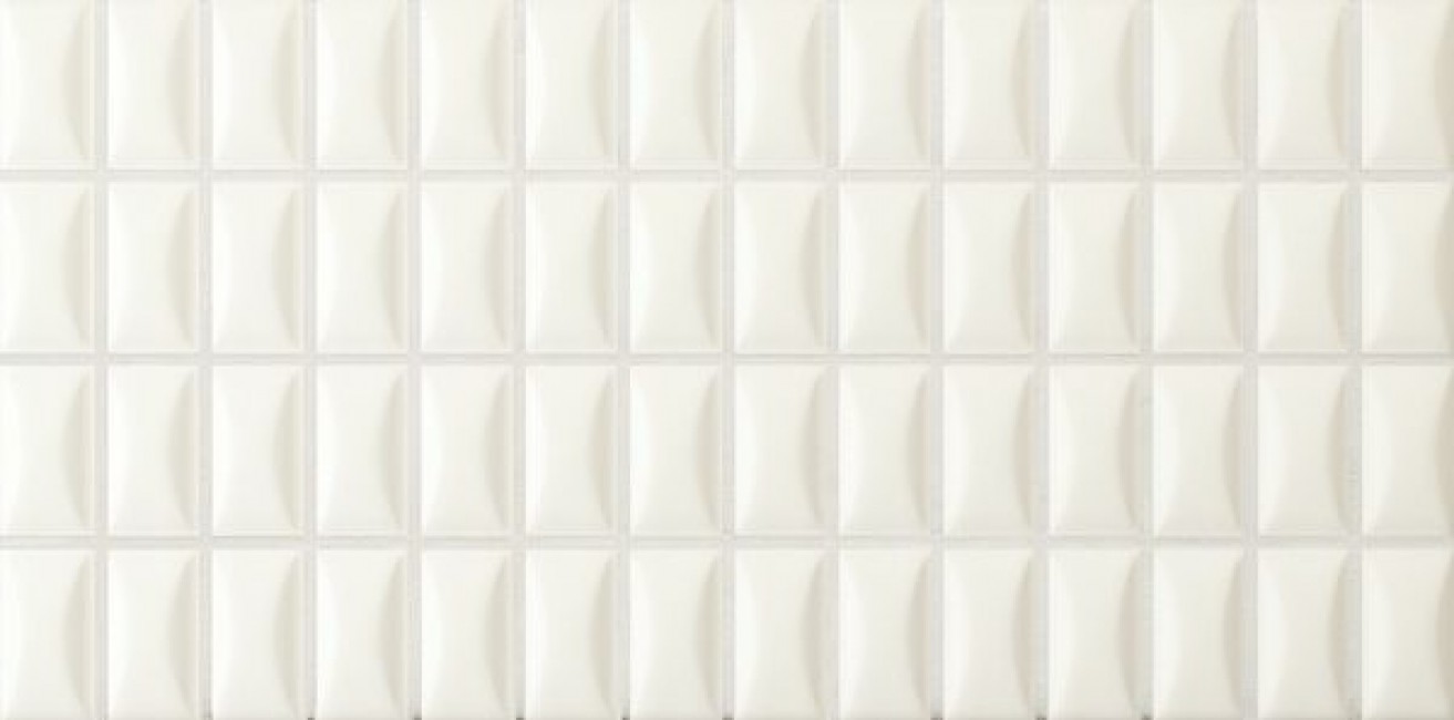 Керамическая плитка 25x13 Wow 3DB Bevel Quartz Matt белый глянцевая Керамическая плитка 25x13 Wow 3DB Bevel Quartz Matt белый глянцевая