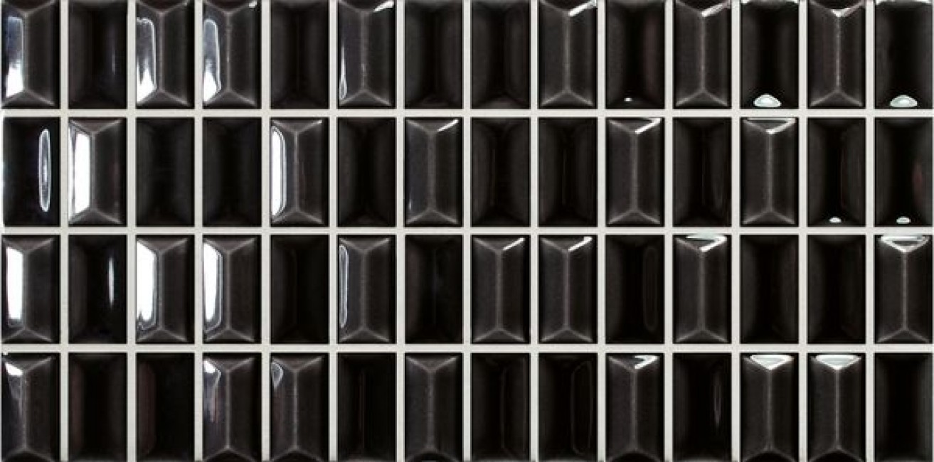 Керамическая плитка 25x13 Wow 3DB Diamond Onix Gloss черный глянцевая Керамическая плитка 25x13 Wow 3DB Diamond Onix Gloss черный глянцевая