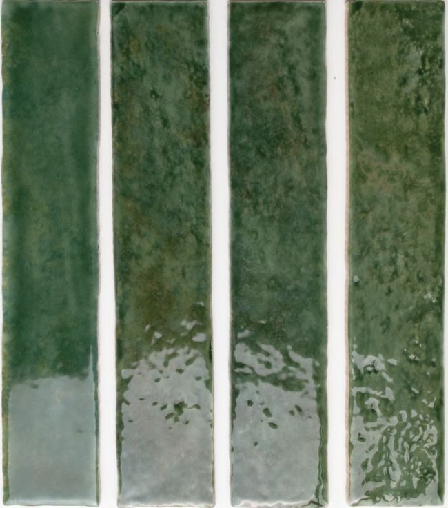 Плитка Wow 25x5 Potters Forest 133173 глянцевая зеленый краска, штукатурка 9мм Плитка Wow 25x5 Potters Forest 133173 глянцевая зеленый краска, штукатурка 9мм