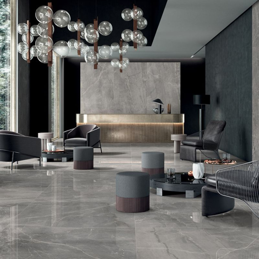Керамогранит 120x60 Gray Marble Levigato Synestesia полированная серый мрамор Lea Ceramiche Керамогранит 120x60 Gray Marble Levigato Synestesia полированная серый мрамор Lea Ceramiche