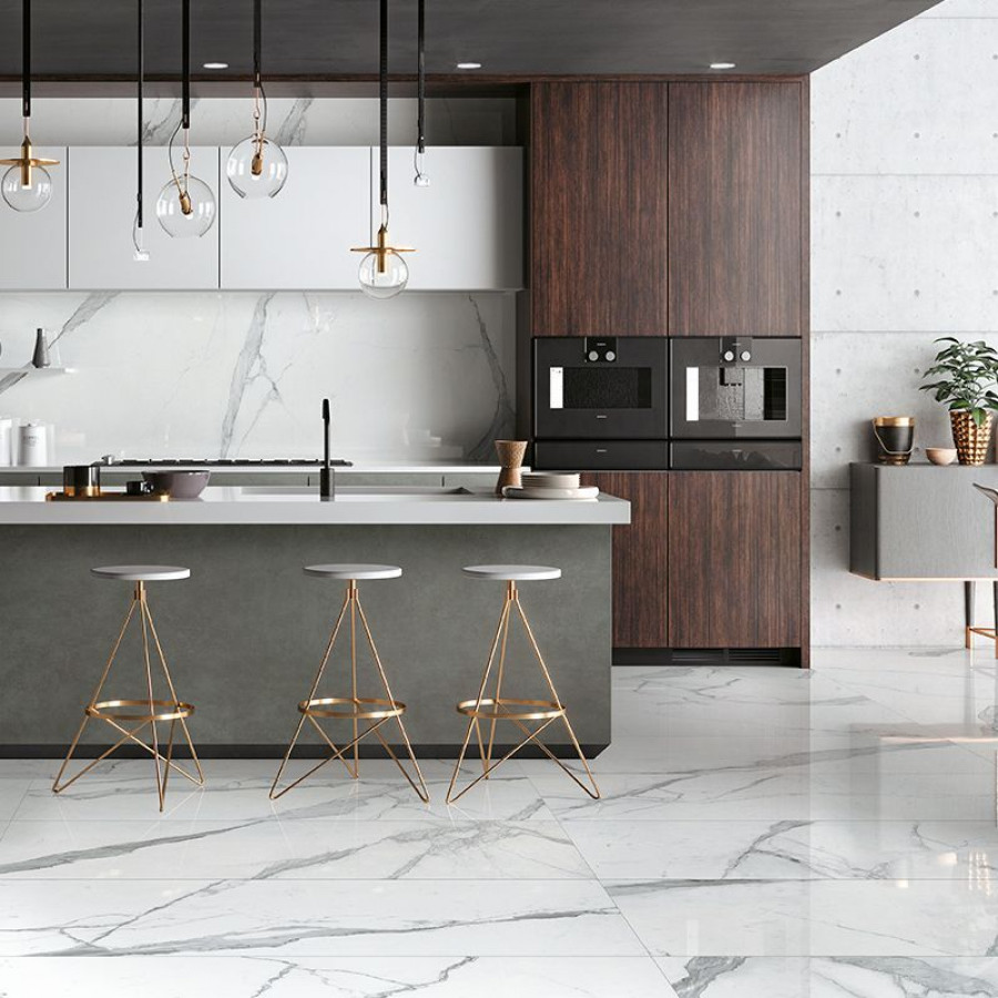 Керамогранит 80x80 Statuario Extra Lucido Cosmopolitan глянцевая белый мрамор 9мм Mirage Керамогранит 80x80 Statuario Extra Lucido Cosmopolitan глянцевая белый мрамор 9мм Mirage