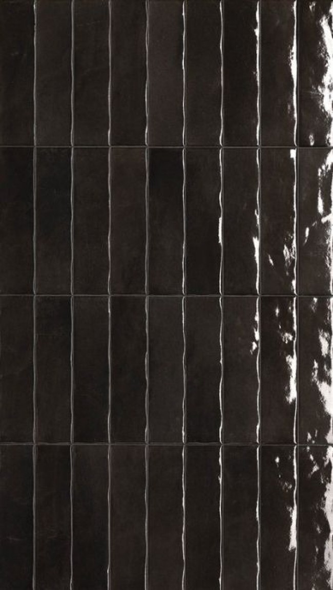 Плитка Fap Ceramiche 24x6 Glim Lavagna Brillante Frmt глянцевая черный краска, штукатурка, однотонная Плитка Fap Ceramiche 24x6 Glim Lavagna Brillante Frmt глянцевая черный краска, штукатурка, однотонная