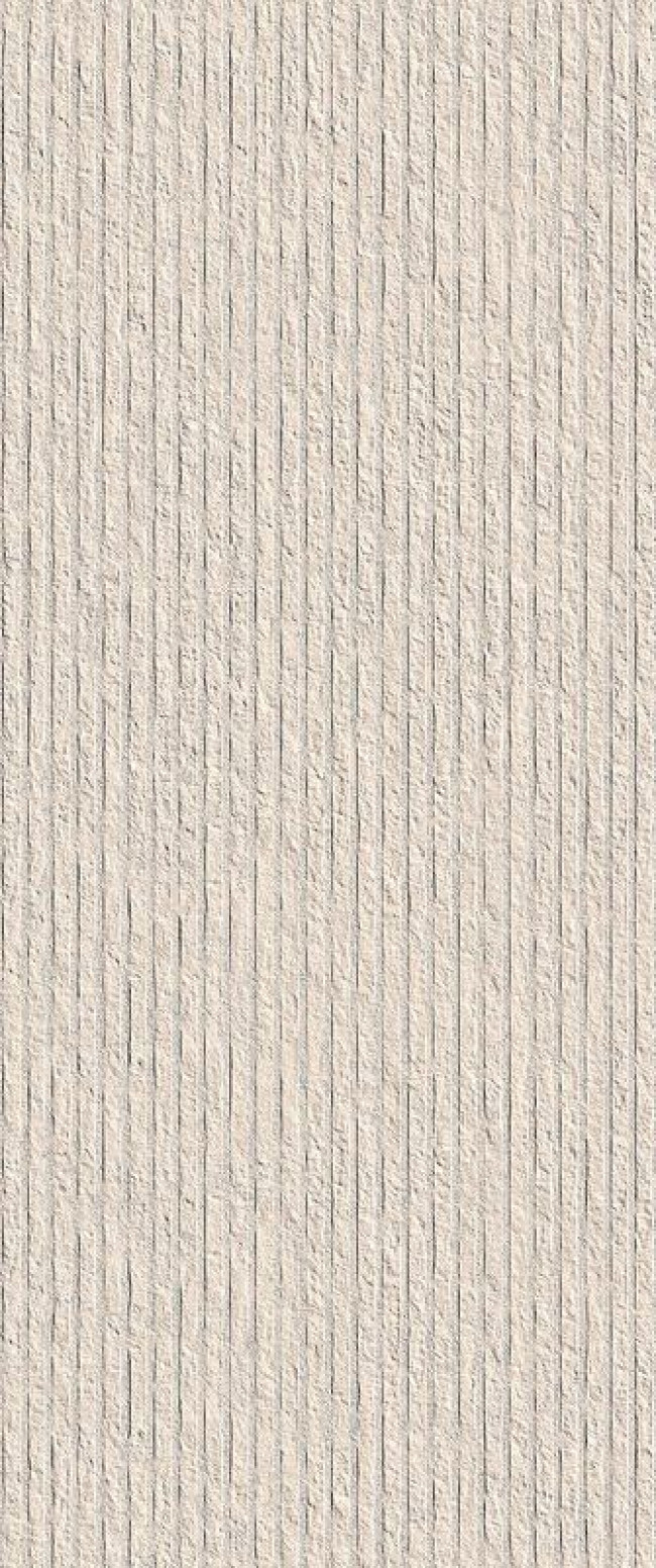 Плитка 120x50 11мм Nobu Row White Matt Frxr с рельефом, 3d камень Fap Ceramiche Плитка 120x50 11мм Nobu Row White Matt Frxr с рельефом, 3d камень Fap Ceramiche