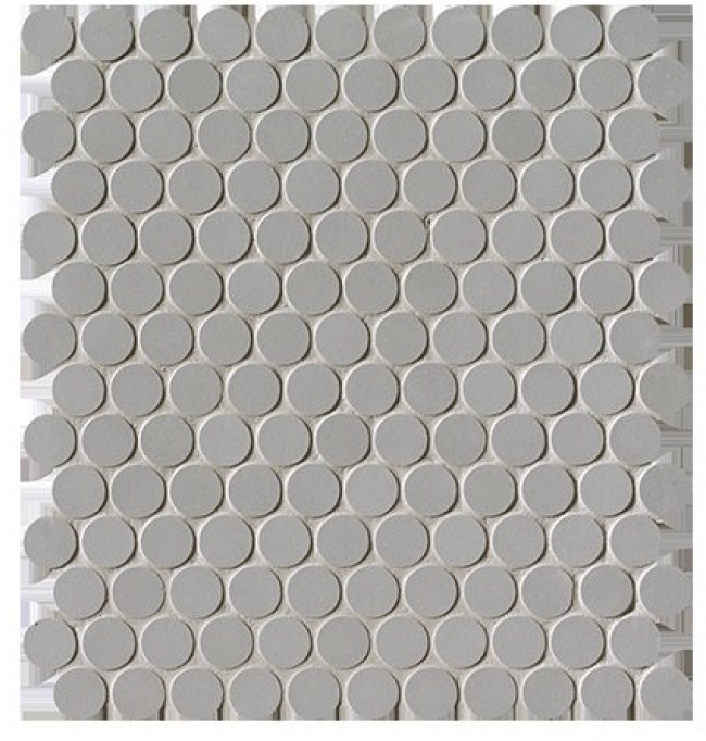 Плитка 33x30 9мм Milano&Floor Grigio Round Mosaico Matt Fnsx матовая серый бетон, цемент Fap Ceramiche Плитка 33x30 9мм Milano&Floor Grigio Round Mosaico Matt Fnsx матовая серый бетон, цемент Fap Ceramiche