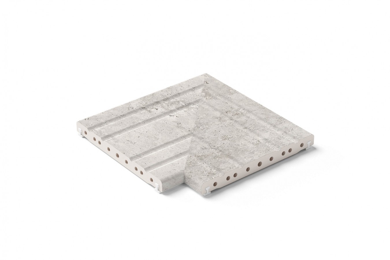 Kerastep 30x30 Crosscut 1026 Борт Угол Из 2Х Частей/borde Creta Esquina Bpcr Ee00 R11 Anti-Slip матовая серебристый 25мм Kerastep 30x30 Crosscut 1026 Борт Угол Из 2Х Частей/borde Creta Esquina Bpcr Ee00 R11 Anti-Slip матовая серебристый 25мм