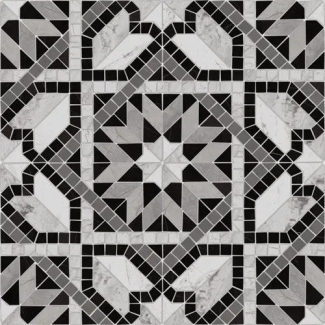 Плитка декор Cilena-PR Negro 43.5x43.5 Vives Плитка декор Cilena-PR Negro 43.5x43.5 Vives