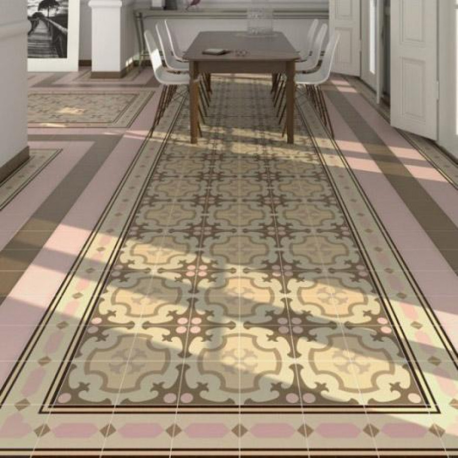 Плитка 20x20 Beige Roura-3 Matt Vives 1900 матовая бежевый орнамент 8мм Vives Плитка 20x20 Beige Roura-3 Matt Vives 1900 матовая бежевый орнамент 8мм Vives