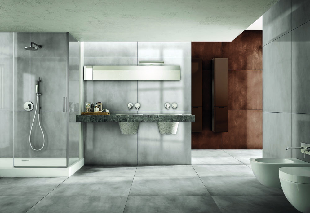 Керамогранит 120x60 Grigio *36Sc* Steeltech матовая, неполированная серый камень 10мм Casalgrande Padana Керамогранит 120x60 Grigio *36Sc* Steeltech матовая, неполированная серый камень 10мм Casalgrande Padana