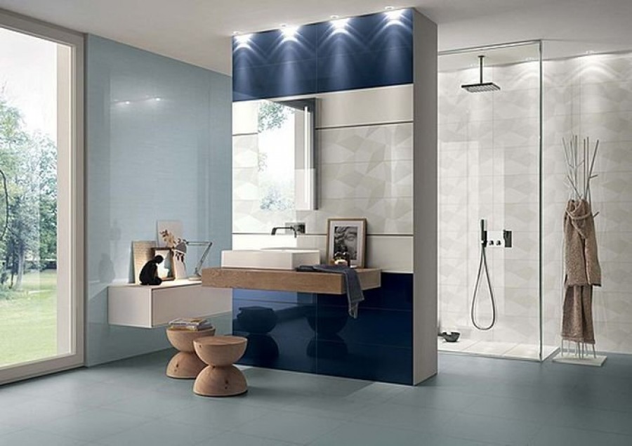 Плитка 50x20 Light Blue Moonlight глянцевая голубой однотонный Cerim Плитка 50x20 Light Blue Moonlight глянцевая голубой однотонный Cerim