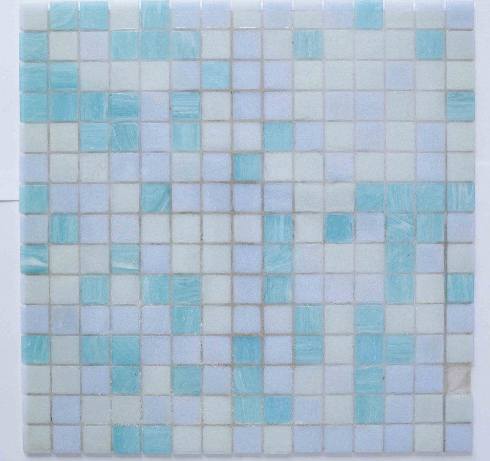 Cмесь из стеклянной мозаики 32x32 Peace Сетка Miscele глянцевая белый Trend Cмесь из стеклянной мозаики 32x32 Peace Сетка Miscele глянцевая белый Trend