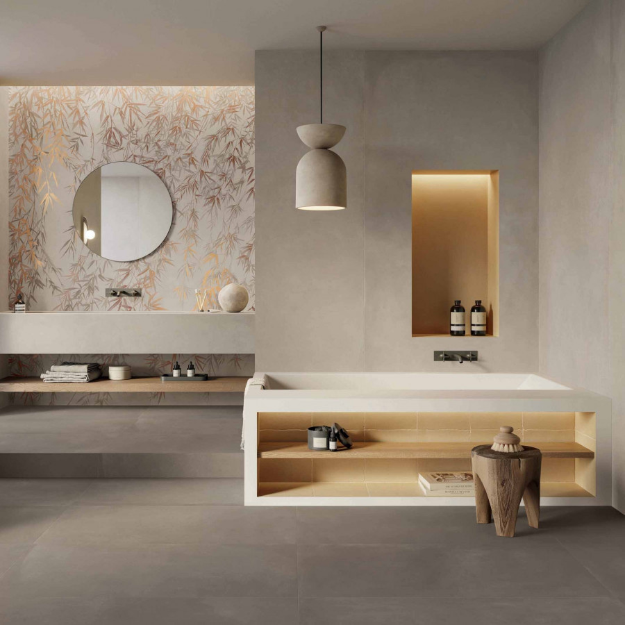 Керамогранит 120x60 Concrete Soft Prima матовая серый бетон 9мм Caesar Керамогранит 120x60 Concrete Soft Prima матовая серый бетон 9мм Caesar