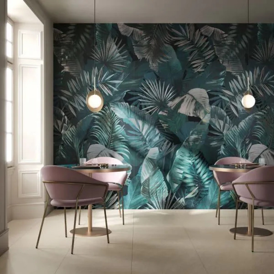 Керамогранит 278x120 Jungle Faccia A Deco Solutions матовая зеленый под обои 6мм Caesar Керамогранит 278x120 Jungle Faccia A Deco Solutions матовая зеленый под обои 6мм Caesar