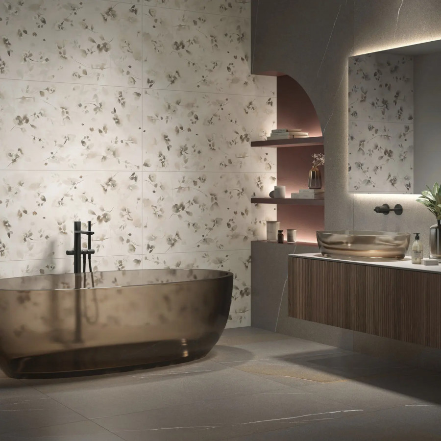 Керамогранит 120x60 Flower Deco Solutions матовая бежевый под обои 9мм Caesar Керамогранит 120x60 Flower Deco Solutions матовая бежевый под обои 9мм Caesar