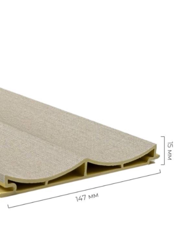 Стеновая панель 280x14 Master textile beige FB1050-В Bonaparte Стеновая панель 280x14 Master textile beige FB1050-В Bonaparte