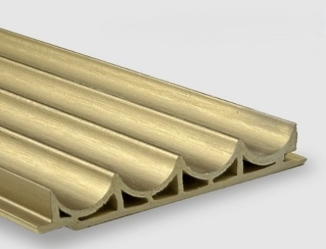 Стеновая панель 280x10 Wave gold metal 08/24 Bonaparte Стеновая панель 280x10 Wave gold metal 08/24 Bonaparte