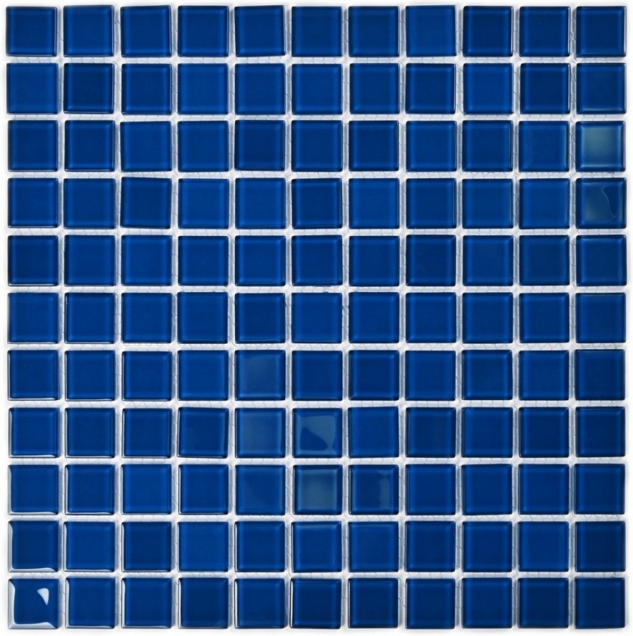 Мозаика 30x30 4мм Deep blue 4*25*25 голубой Bonaparte Мозаика 30x30 4мм Deep blue 4*25*25 голубой Bonaparte