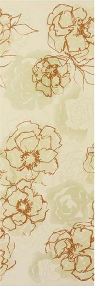 Декор 100x30 Colorup Decoro Florale Beige/Arancio глянцевая бежевый 6мм Marazzi Декор 100x30 Colorup Decoro Florale Beige/Arancio глянцевая бежевый 6мм Marazzi
