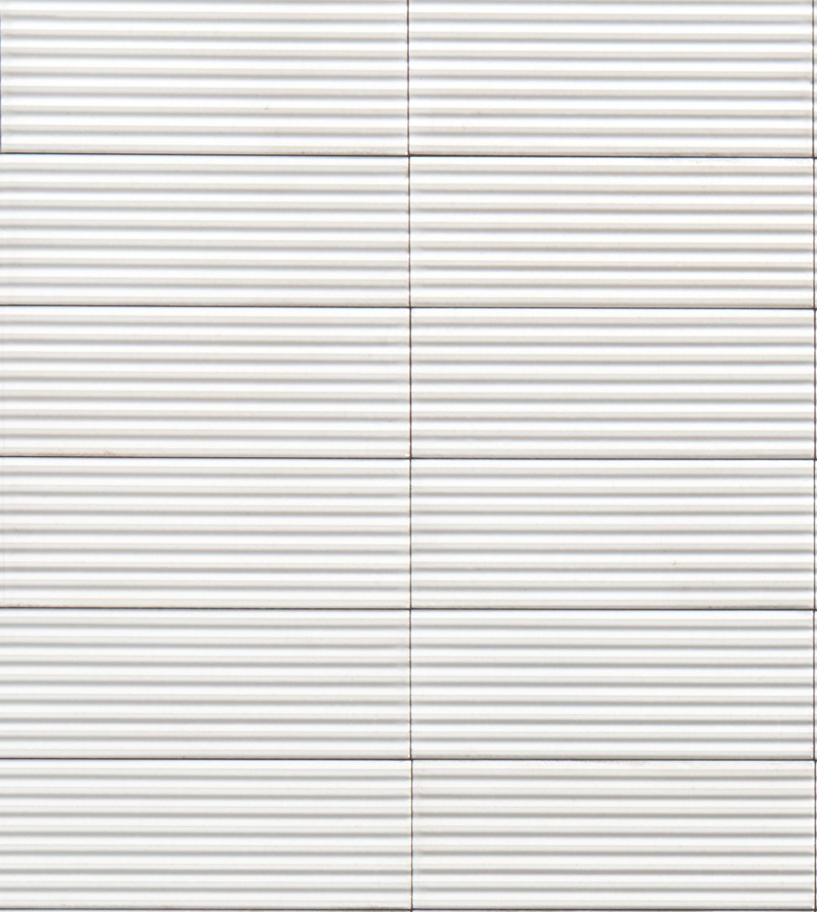 Керамогранит 20x7.5 Rice Bianco Strutt. Pleat 3D Lux глянцевая белый 12мм Marazzi Керамогранит 20x7.5 Rice Bianco Strutt. Pleat 3D Lux глянцевая белый 12мм Marazzi