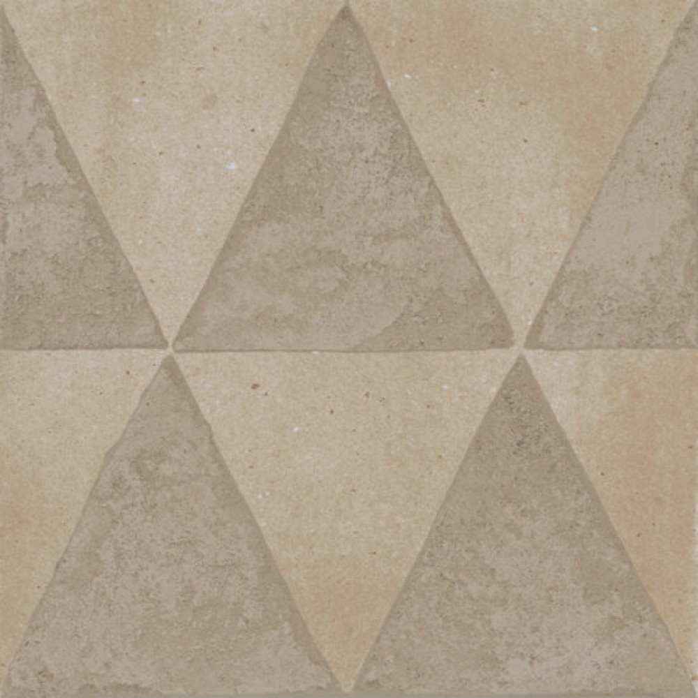 Керамогранит 20x20 ArtCraft Sabbia Decoro Triangoli матовая бежевый 10мм Marazzi Керамогранит 20x20 ArtCraft Sabbia Decoro Triangoli матовая бежевый 10мм Marazzi