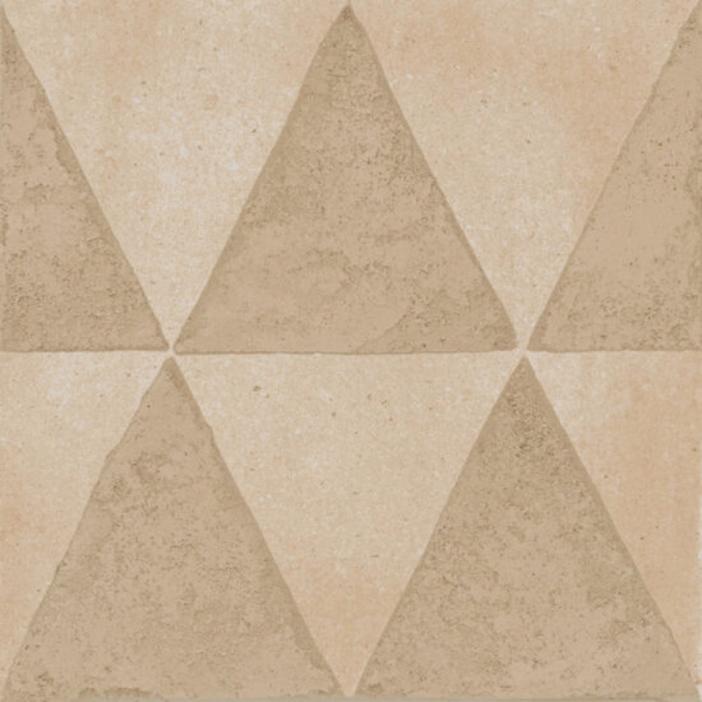 Керамогранит 20x20 ArtCraft Calce Decoro Triangoli матовая бежевый 10мм Marazzi Керамогранит 20x20 ArtCraft Calce Decoro Triangoli матовая бежевый 10мм Marazzi