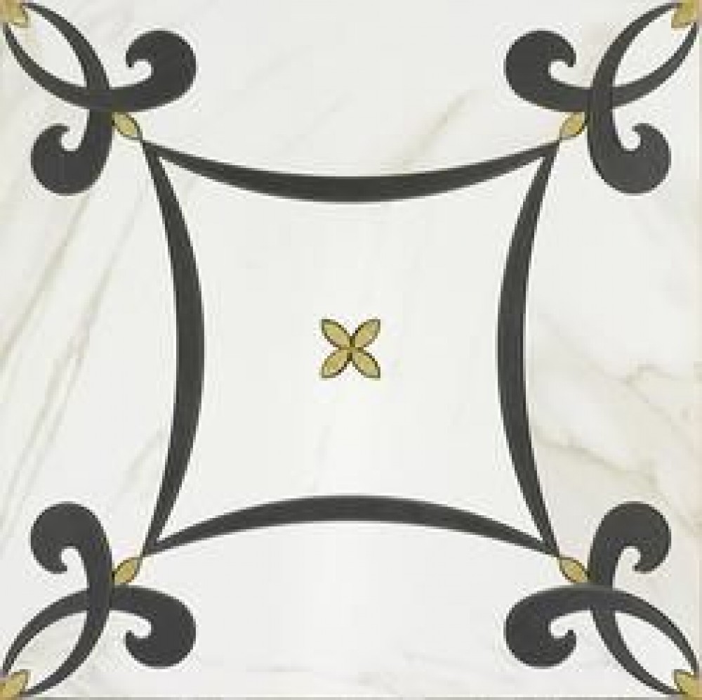 Декор 60x60 MK24 Decoro Lux глянцевая белый 10мм Marazzi Декор 60x60 MK24 Decoro Lux глянцевая белый 10мм Marazzi