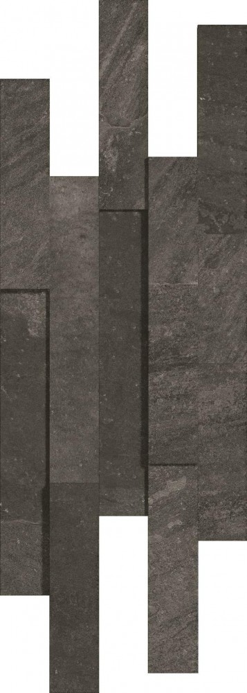 Декор 80x30 Клаймб Графит Брик 3D матовая черный 9мм Италон Декор 80x30 Клаймб Графит Брик 3D матовая черный 9мм Италон