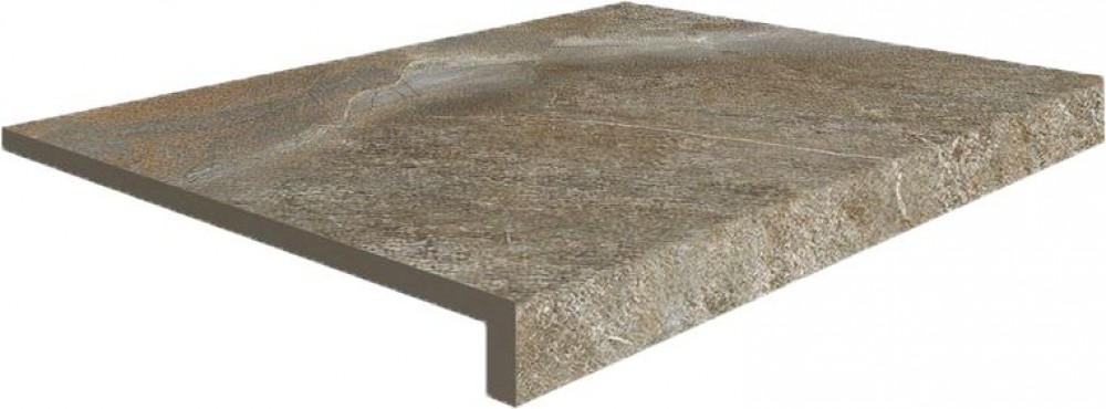 Ступень 60x35 Манетик Дарк Х2 фронт. структурированная коричневый 20мм Италон Ступень 60x35 Манетик Дарк Х2 фронт. структурированная коричневый 20мм Италон