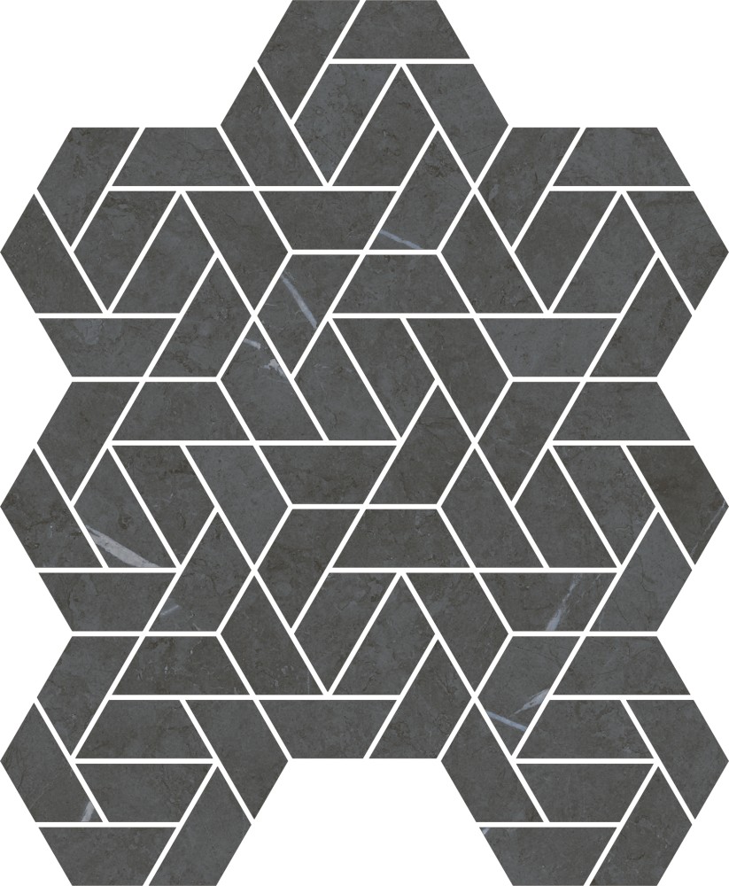 Мозаика 35x30 Метрополис Империал Блэк Айкон матовая черный 9мм Италон Мозаика 35x30 Метрополис Империал Блэк Айкон матовая черный 9мм Италон