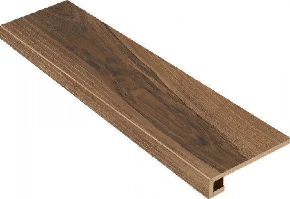 Ступень 120x33 Мезон Волнат угл.левая матовая коричневый 10мм Италон Ступень 120x33 Мезон Волнат угл.левая матовая коричневый 10мм Италон