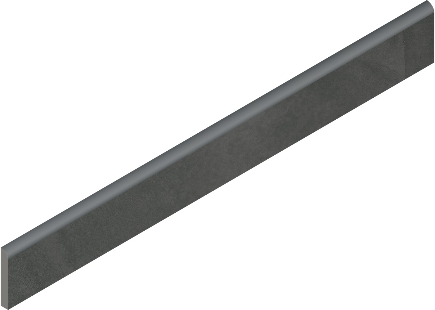 Плинтус 60x7.2 Континуум Петрол матовая черный 9мм Италон Плинтус 60x7.2 Континуум Петрол матовая черный 9мм Италон