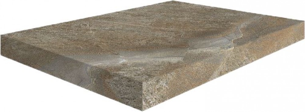 Ступень 60x35 Манетик Дарк Х2 угл.левая структурированная коричневый 20мм Италон Ступень 60x35 Манетик Дарк Х2 угл.левая структурированная коричневый 20мм Италон