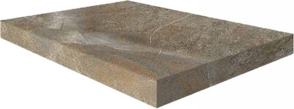 Ступень 60x35 Манетик Дарк Х2 угл.правая структурированная коричневый 20мм Италон Ступень 60x35 Манетик Дарк Х2 угл.правая структурированная коричневый 20мм Италон