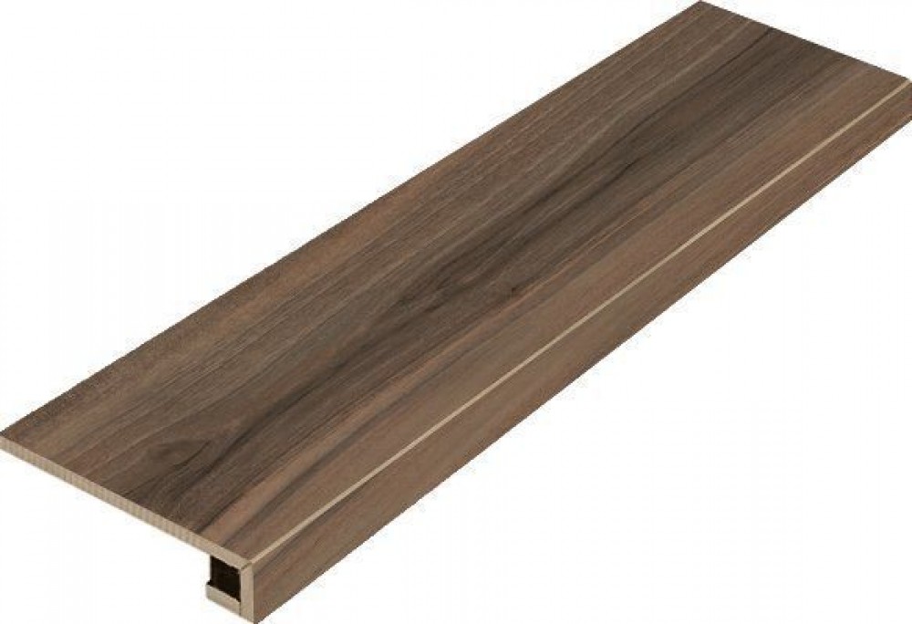 Ступень 120x33 Мезон Бренди угл.правая матовая коричневый 10мм Италон Ступень 120x33 Мезон Бренди угл.правая матовая коричневый 10мм Италон