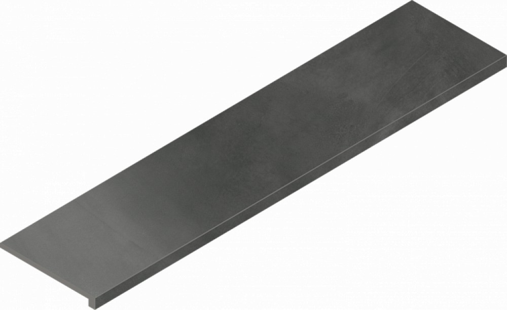 Ступень 120x33 угл.лев. Континуум Петрол матовая черный 9мм Италон Ступень 120x33 угл.лев. Континуум Петрол матовая черный 9мм Италон