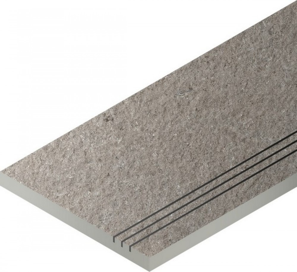 Керамогранит 60x30 Бортик Дискавер Грэй грип правый Х2 структурированная серый 20мм Италон Керамогранит 60x30 Бортик Дискавер Грэй грип правый Х2 структурированная серый 20мм Италон